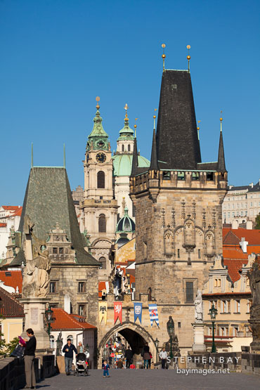 Little Quarter Bridge Towers. Prague, Czech Republic.