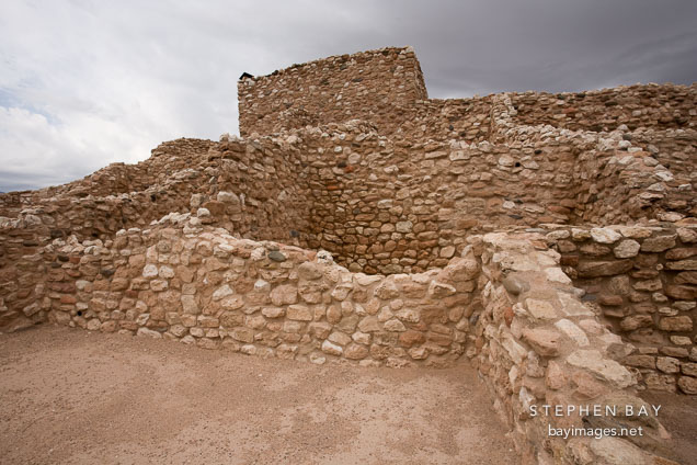 Pueblo at Tuzigoot. Arizona, USA.