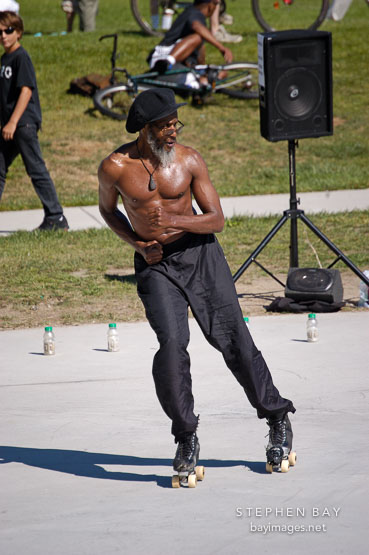 Rollerskater. Venice, California, USA.