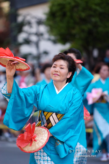 Cherry blossom festival grand parade. Japantown, San Francisco, California, USA.