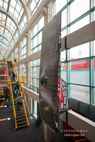 Midnight sun solar race car at the University of Waterloo.