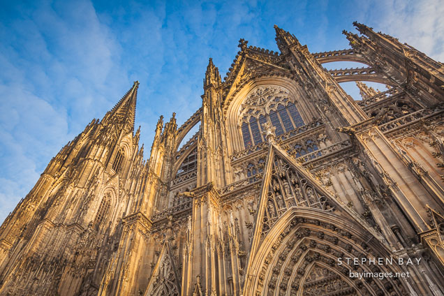 Cologne Cathedral from the south side.