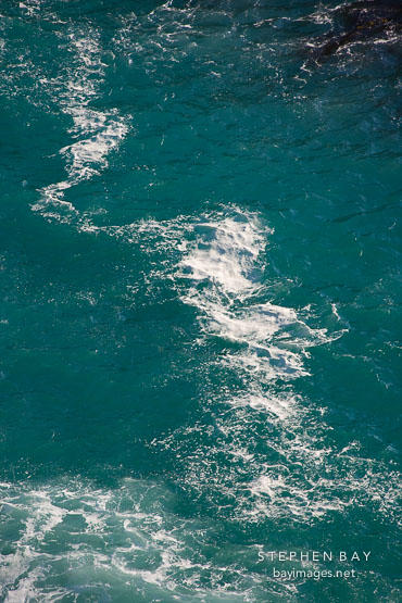 Close-up of the blue-green water in McWay Cove. Big Sur, California, USA.