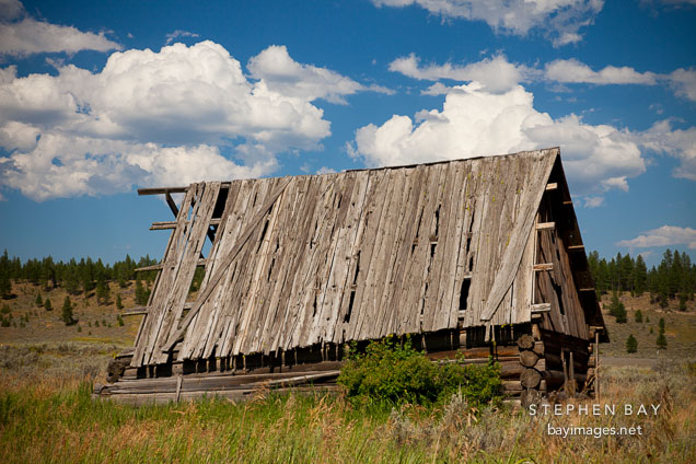 Dilapidated barn. Whitney, Oregon.