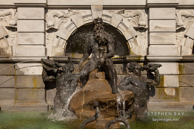 Library of Congress Neptune Fountain. Washington, D.C.