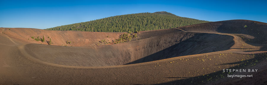 Panorama of Cinder Cone. Lassen NP, California.