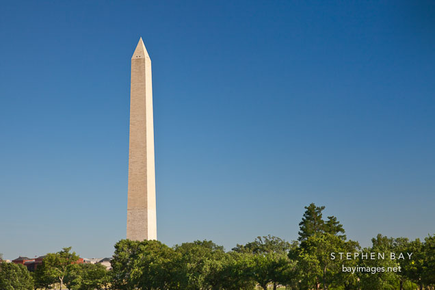 Washington Monument in the afternoon. Washington, D.C.