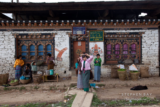 General shop in Nobding, Bhutan.