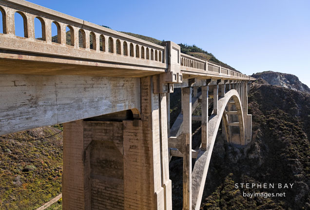 Rocky Creek Bridge. Big Sur, California, USA.