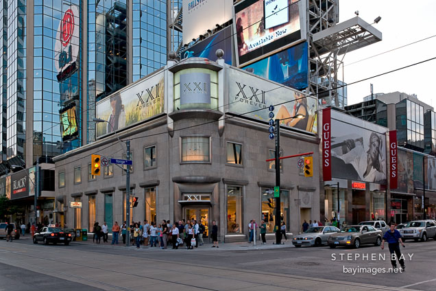Young and Dundas. Toronto, Canada.