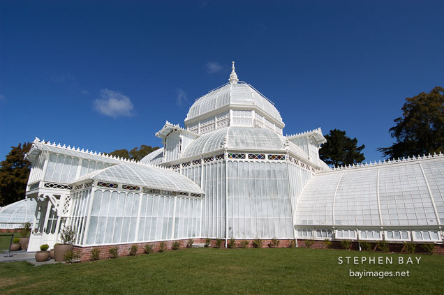 Conservatory of Flowers. Golden Gate Park, San Francisco, California, USA.
