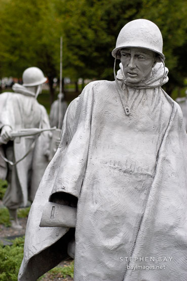 Korean War Veterans Memorial. Washington, D.C., USA.