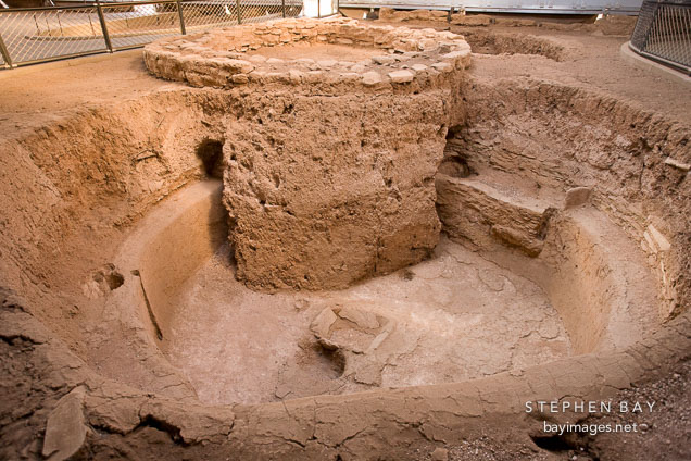 Pithouses later evolved into kivas. Mesa Verde NP, Colorado.