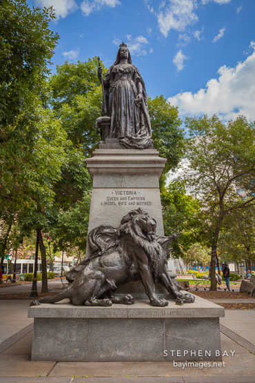 Statue of Queen Victoria. Gore Park, Hamilton.