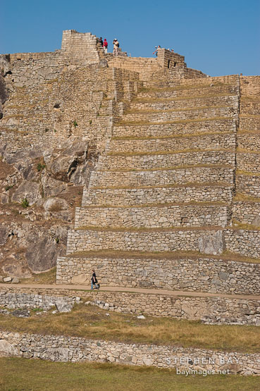 Terraces. Machu Picchu, Peru.