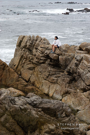 Enjoying the outdoors. 17-Mile drive, California, USA.