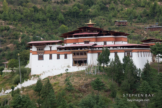 Simtokha Dzong. South of Thimphu, Bhutan.