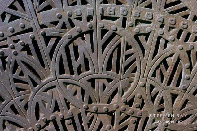 Grate. Stanford, California.