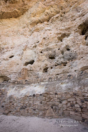 Castle A is adjacent to Montezuma Castle. Arizona, USA.
