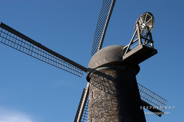 Dutch Windmill. Golden Gate Park, San Francisco, California, USA.