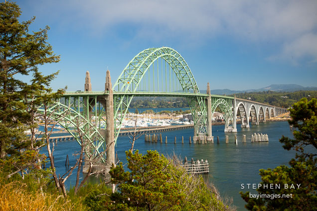 Yaquina Bay Bridge, Oregon.
