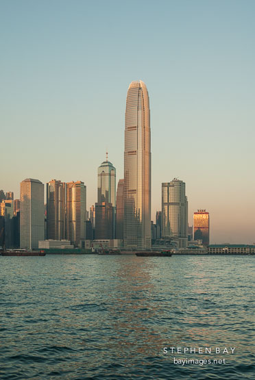 Hong Kong skyline. Hong Kong, China.