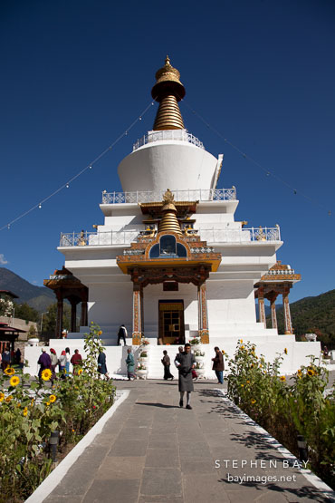 National Memorial Chorten, Thimphu, Bhutan.