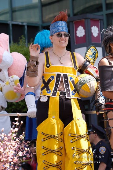 Anime costumes. Cherry blossom festival grand parade. Japantown, San Francisco, California, USA.