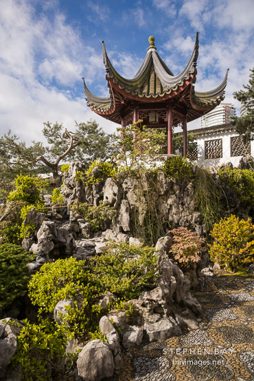 Pagoda at Dr. Sun Yat-Sen Park. Vancouver, Canada