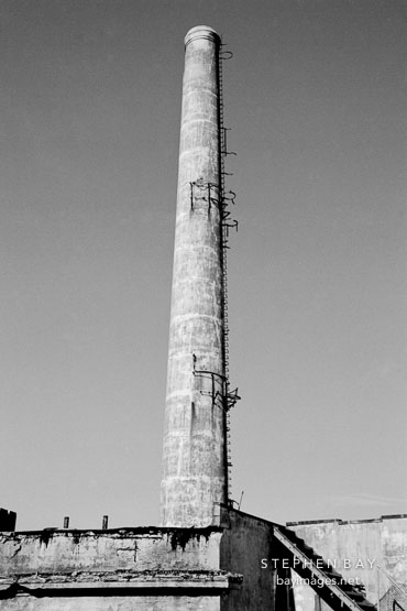 Power plant. Alcatraz, San Francisco, California.