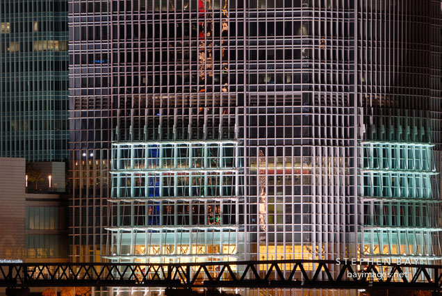 Close-up of Two International Finance Center. Hong Kong, China.