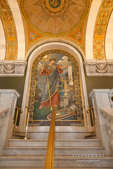 Mosaic of the Roman Goddess Minerva. Library of Congress, Washington, D.C.