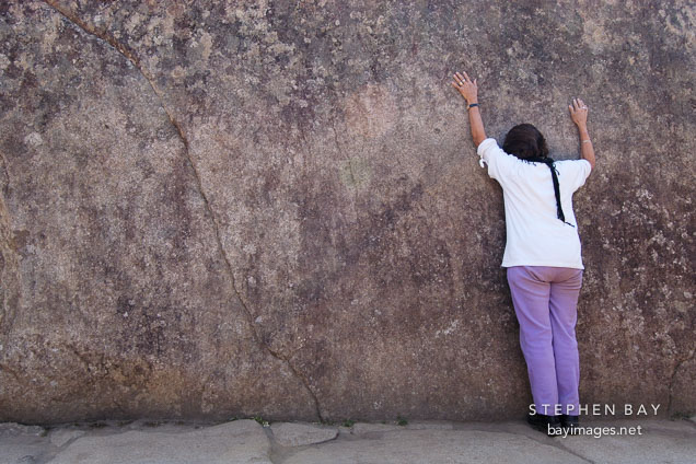 Sacred Rock. Machu Picchu, Peru.