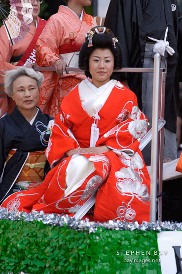 Cherry blossom festival grand parade. Japantown, San Francisco, California, USA.