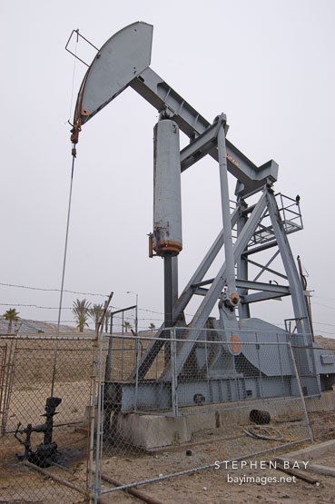 Oil pumps. Long beach, California, USA.