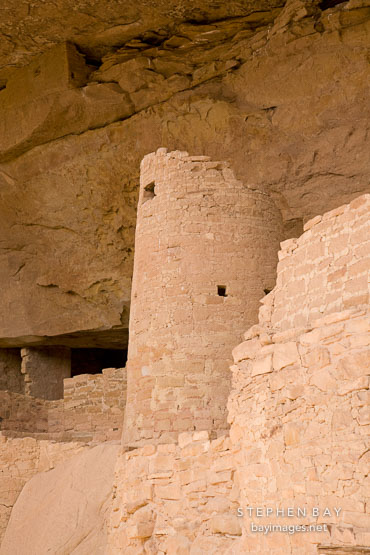 Tower at Cliff Palace. Mesa Verde NP, Colorado.