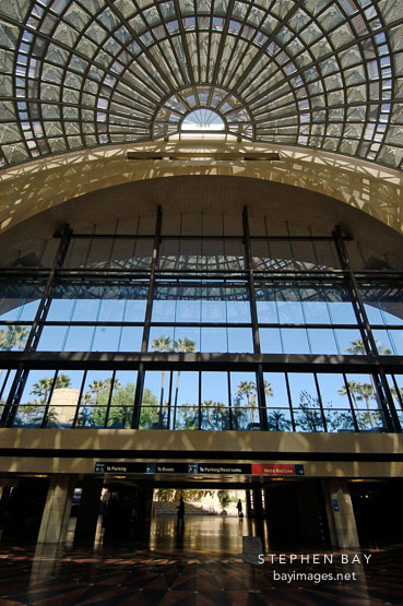 East lobby, Union station. Los Angeles, California, USA.