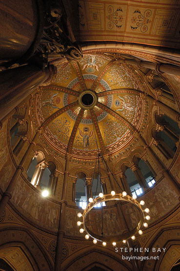 Ceiling of the Garfield Monument. Lake View Cemetery. Cleveland, Ohio, USA