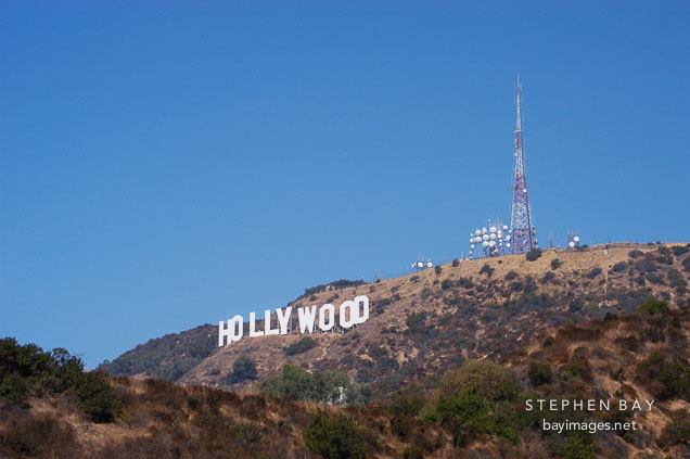 Hollywood sign. Mt. Lee, Hollywood, California, USA.