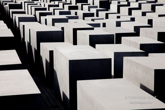 Memorial to the Murdered Jews of Europe. Berlin, Germany.