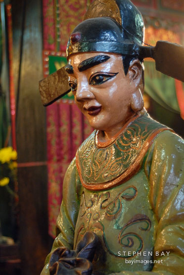 Statue. Tin Hau Temple, Hong Kong, China.