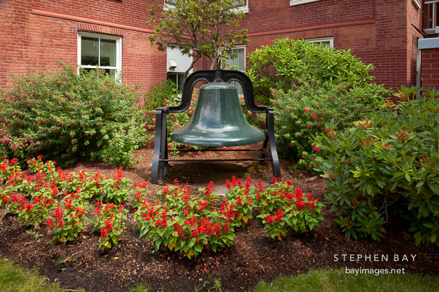 Victory Bell at Willamette University. Salem, Oregon.