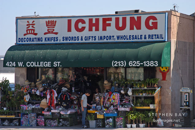 Store. Chinatown, Los Angeles, California, USA.