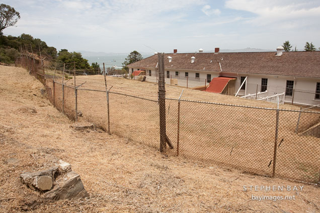 European playground, men's exercise area. Angel Island Immigration Station.