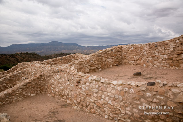 Pueblo rooms. Tuzigoot National Monument, Arizona, USA.