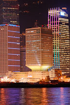 Bank of America Tower, Chinese People's Liberation Army Forces Hong Kong Building, and AIG Tower. Hong Kong, China - Photo #16000
