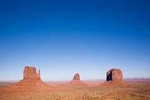 Monument Valley buttes. Monument Valley, Arizona. - Photo #18901