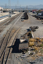Tracks near the Los Angeles river. Los Angeles, California, USA. - Photo #8601