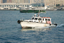 Boat. Victoria Harbor, Hong Kong, China. - Photo #15619