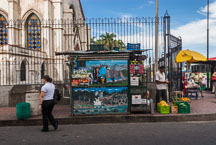 Newspaper and vending stand. San Jose, Costa Rica. - Photo #14402